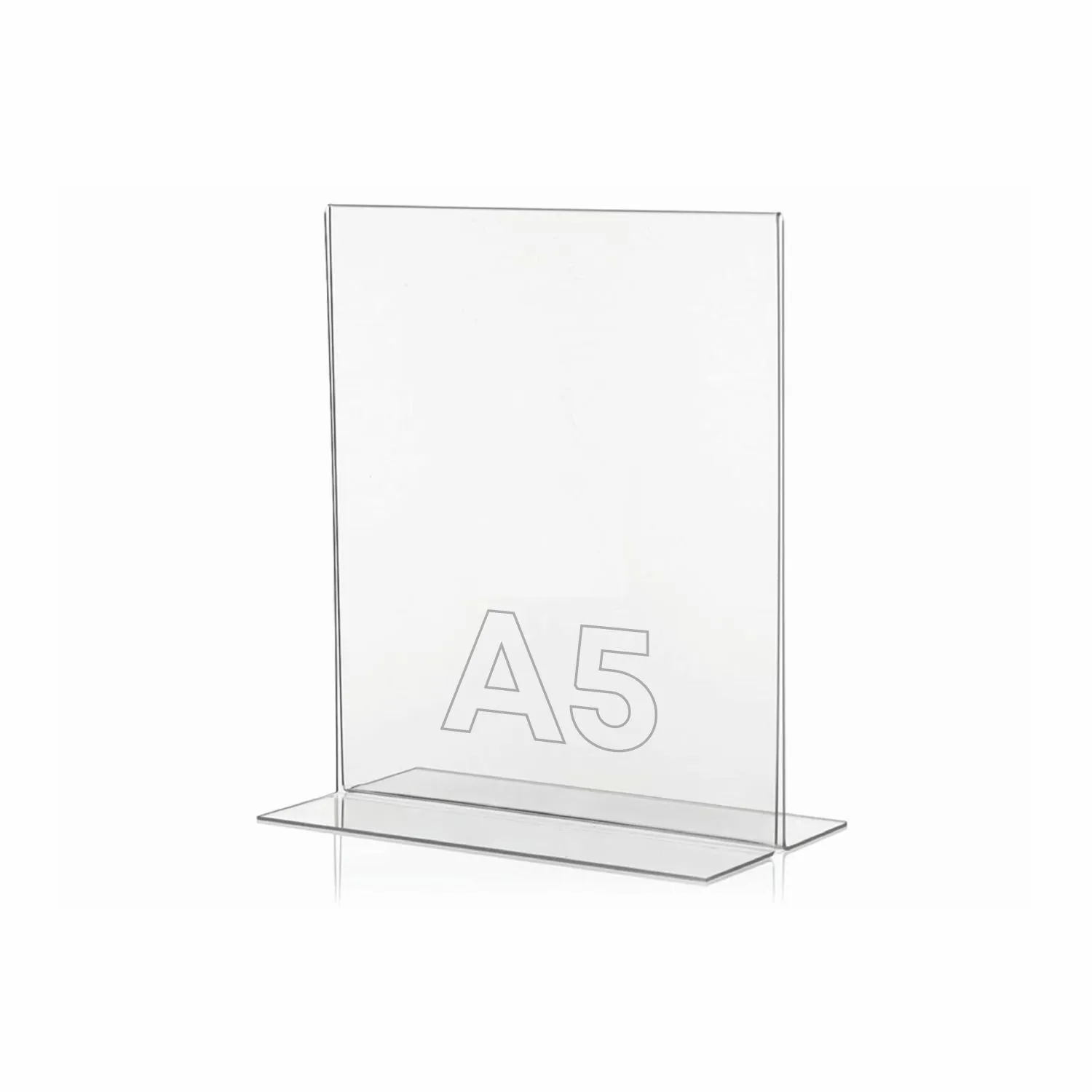 A5 Size Acrylic T Display Stand