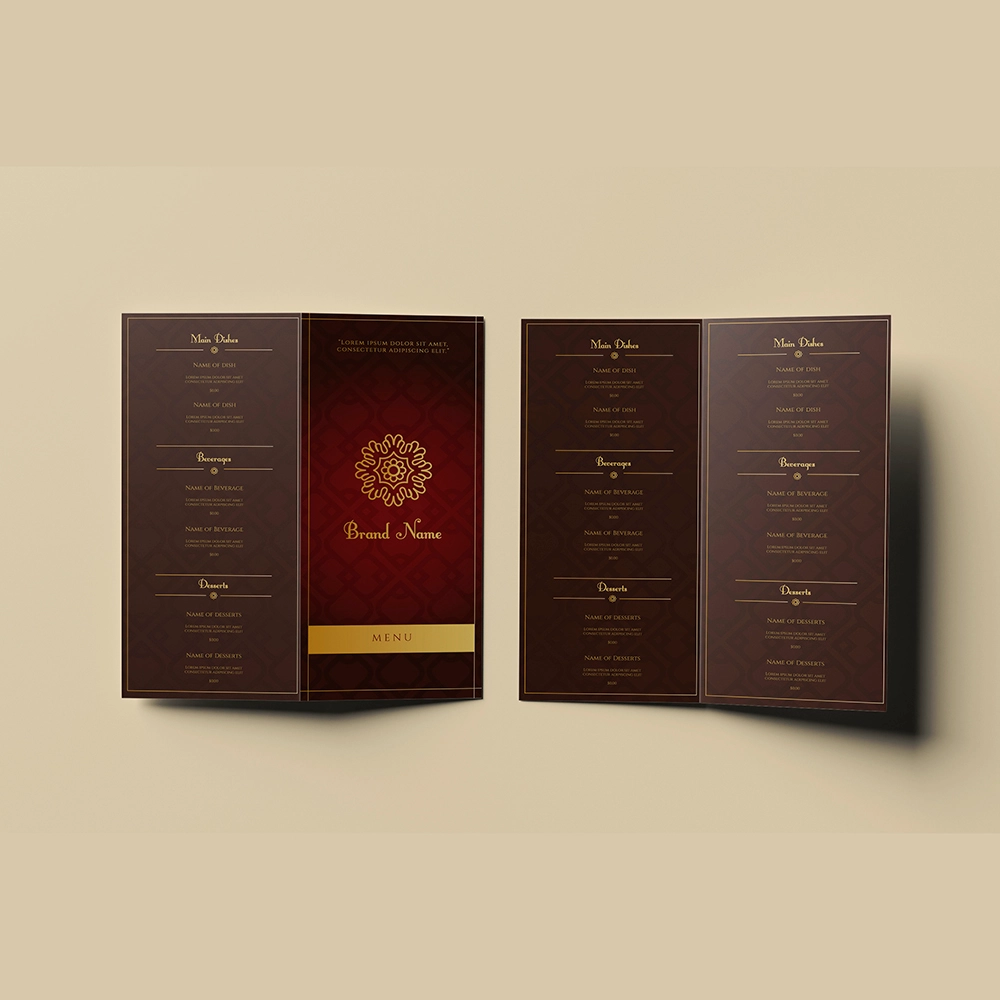 Menu Cards