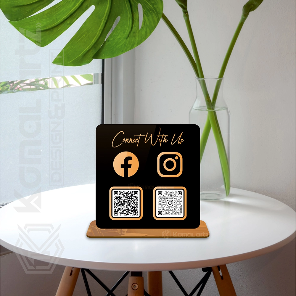 Acrylic QR Code Standee - Image 2