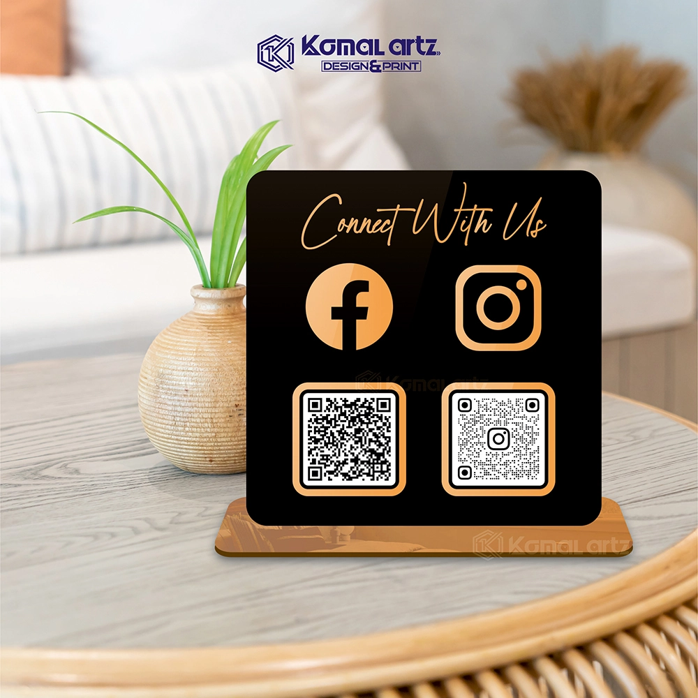Acrylic QR Code Standee - Image 4
