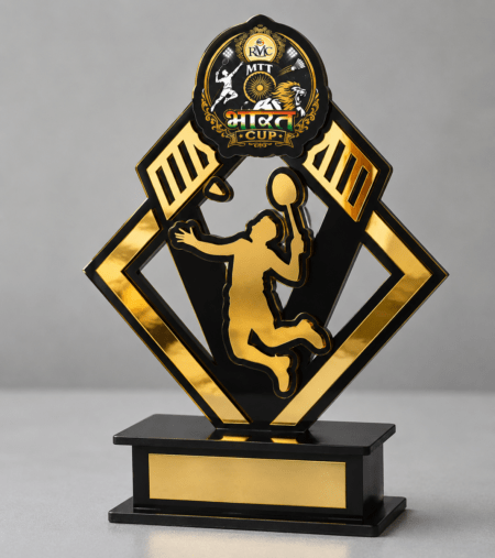 Acrylic Badminton Memento